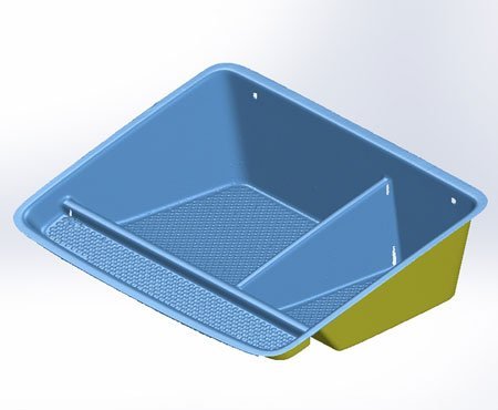 3d scanning for tool making vw tray 3D scanning for tool making, an example of a car part.