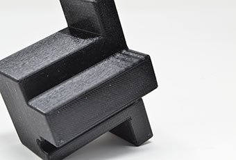 fdm products Black 3D printed FDM part