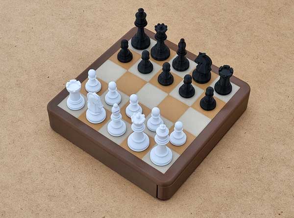 minichess set 3d print mini chess set 3d print
